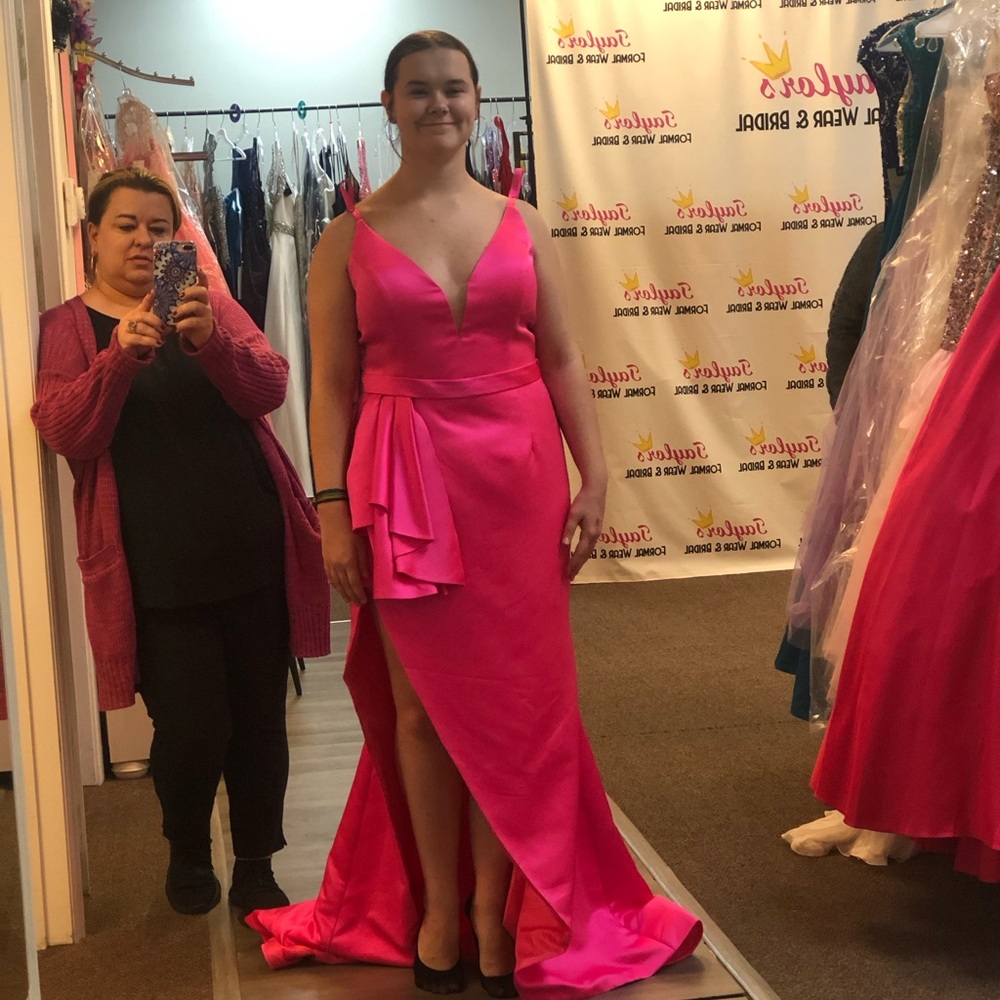 Pretty in pink pageant gown